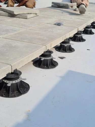 Przejdź do produktu Wspornik tarasowy regulowany Standard 70-120 mm