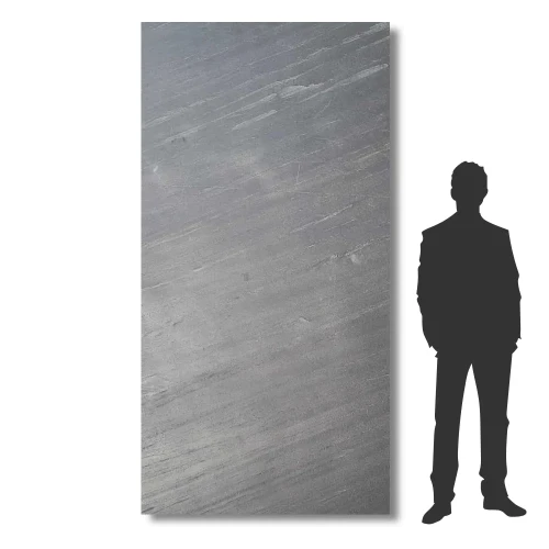 Przejdź do produktu Fornir kamienny Line Black XXL 122x244x0,2 cm