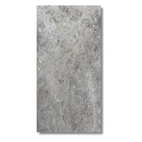 Przejdź do produktu Trawertyn Silver Premium Bębnowany Szlif 61x40,6x1,2 cm