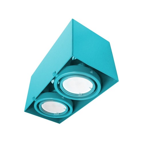 Przejdź do produktu LAMPA SUFITOWA BLOCCO TURKUS 2x7W GU10 LED