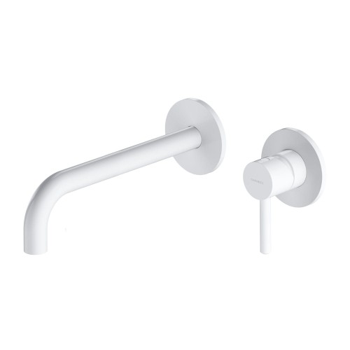 Przejdź do produktu Y bateria umywalkowa podtynkowa z długą wylewką, biały mat