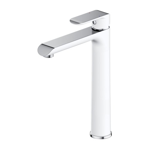 Przejdź do produktu SACRAMENTO bateria umywalkowa wysoka, chrom/biały połysk