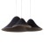 MAXLIGHT P0565 LAMPA WISZACA BELLMOND BLACK&amp;GREY