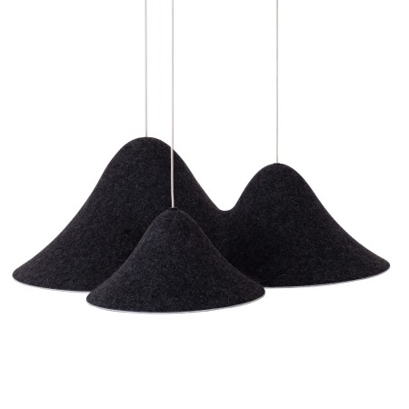 MAXLIGHT P0565 LAMPA WISZACA BELLMOND BLACK&amp;GREY