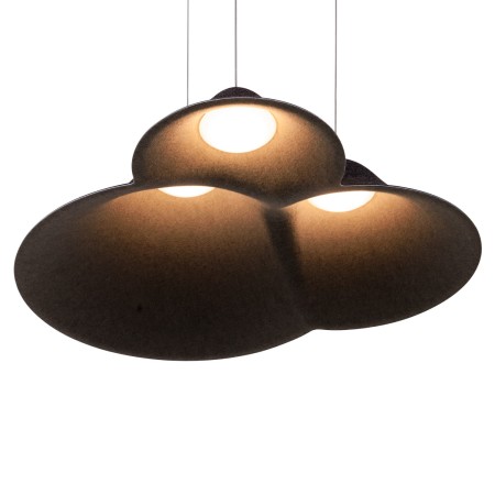 MAXLIGHT P0565 LAMPA WISZACA BELLMOND BLACK&amp;GREY