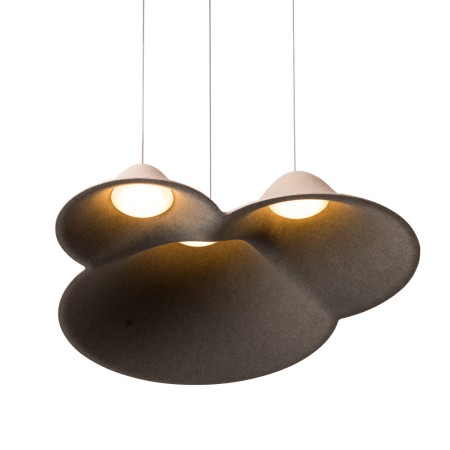 MAXLIGHT P0566 LAMPA WISZACA BELLMOND CREAM&amp;GREY