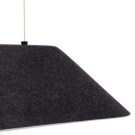 MAXLIGHT P0567 LAMPA WISZACA CARBON BLACK&amp;GREY