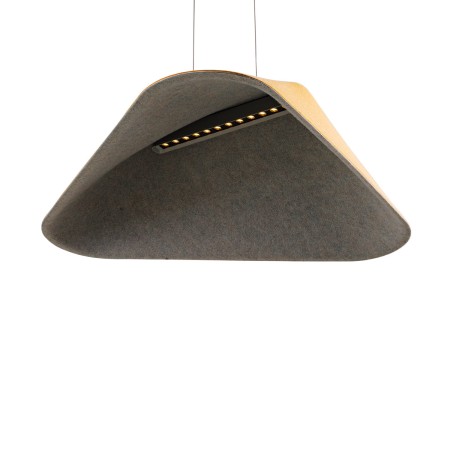 MAXLIGHT P0569 LAMPA WISZACA CARBON EARTH YELLOW&amp;GREY