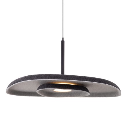 MAXLIGHT P0560 LAMPA WISZACA DEUX BLACK&amp;GREY