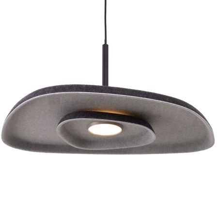 MAXLIGHT P0560 LAMPA WISZACA DEUX BLACK&amp;GREY