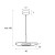 MAXLIGHT P0560 LAMPA WISZACA DEUX BLACK&amp;GREY