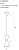 MAXLIGHT P0330 LAMPA WISZĄCA CORNET 1 LED