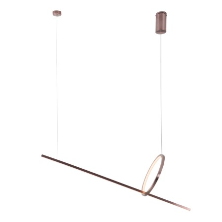 MAXLIGHT P0570D LAMPA WISZĄCA LOZANNA 18W BRUSHED BRONZE