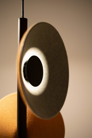 MAXLIGHT P0564 LAMPA WISZACA PURO EARTH YELLOW&amp;GREY