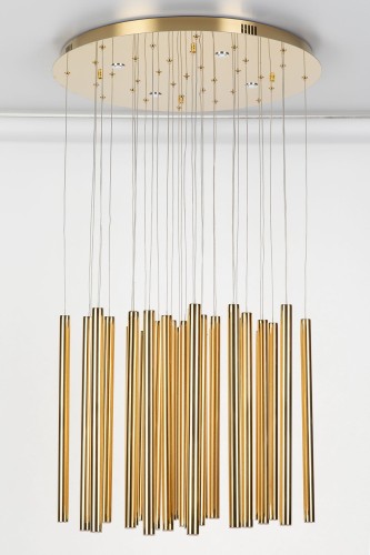 Przejdź do produktu MAXLIGHT P0242D LAMPA WISZĄCA ORGANIC 33x1 ZŁOTA ŚCIEMNIALNA