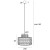 MAXLIGHT P0587 LAMPA WISZĄCA RAFFLE