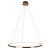 MAXLIGHT P0494 LAMPA WISZĄCA QUEEN  Ø 70 cm ZŁOTO SZCZOTKOWANE
