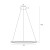 MAXLIGHT P0494 LAMPA WISZĄCA QUEEN  Ø 70 cm ZŁOTO SZCZOTKOWANE