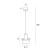 MAXLIGHT P0530 LAMPA WISZĄCA SIGNATURE A TRANSPARENT GLASS