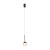MAXLIGHT P0416 LAMPA WISZĄCA ZOOM CZARNA, 6W LED