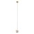 MAXLIGHT P0573D LAMPA WISZĄCA VETRO BRUSHED GOLD