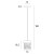 MAXLIGHT P0573D LAMPA WISZĄCA VETRO BRUSHED GOLD