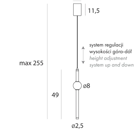 MAXLIGHT P0612 LAMPA WISZĄCA VERDES