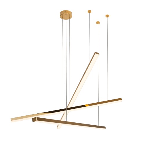 Przejdź do produktu MAXLIGHT P0426D LAMPA WISZĄCA TRIO 3 ZŁOTA ŚCIEMNIALNA