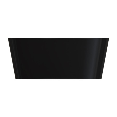 ROMA M+ elegancka wanna do łazienki – biała miska, czarna obudowa w połysku