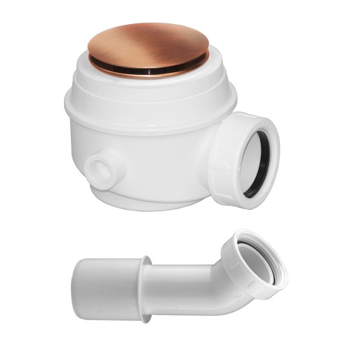 Przejdź do produktu syfon wannowo-brodzikowy, miedź szczotkowana