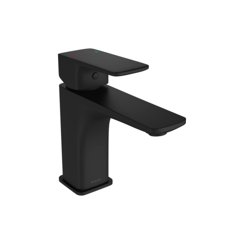 Przejdź do produktu Keria bateria umywalkowa stojąca, czarny mat