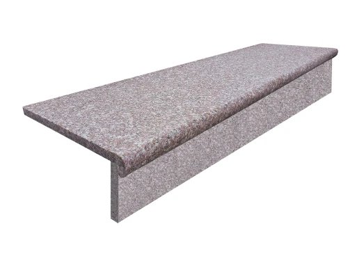 Przejdź do produktu Zestaw Stopnica - Stopień + podstopień granitowy G664 Bullnose 135x35x2+2 Bullnose