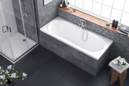 Wanna prostokątna Sekwana 150x70 cm w białym połysku to eleganckie i praktyczne rozwiązanie do łazienki. Nowoczesny design gwarantuje komfort kąpieli oraz stylowy i estetyczny wygląd wnętrza.