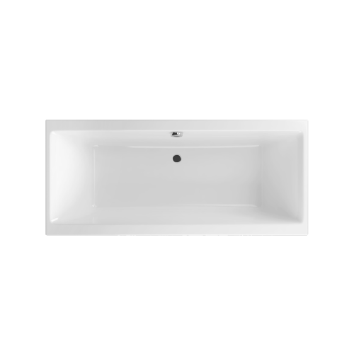 Przejdź do produktu Pryzmat Slim wanna prostokątna 170x75 cm biały połysk