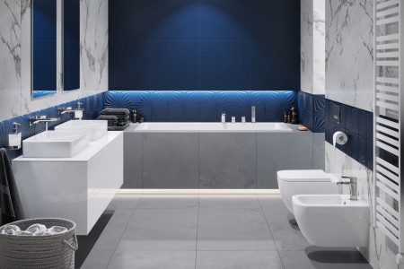 Wanna prostokątna Wave Slim 150x70 cm w białym połysku łączy nowoczesny design z wygodą użytkowania. Idealna do funkcjonalnej i eleganckiej łazienki, zapewnia komfort i styl.