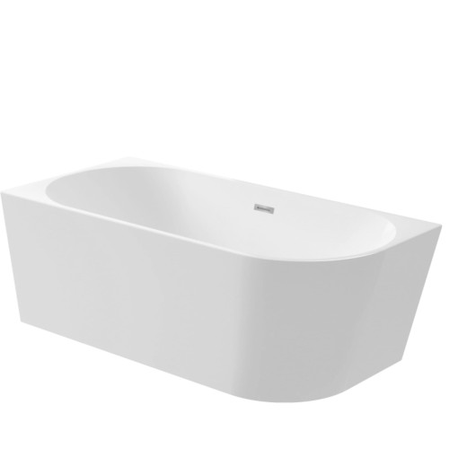 Przejdź do produktu Wanna wolnostojąca narożna lewa AVOLA WHITE - 160 x 80 cm