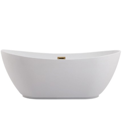 Wanna wolnostojąca PARMA z pokrywką GOLD - 170 x 72