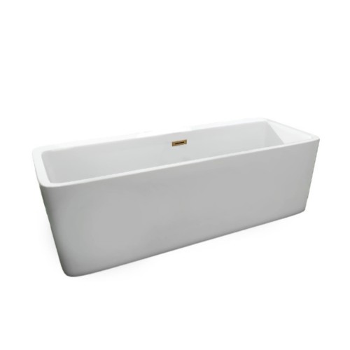 Przejdź do produktu Wanna wolnostojąca ROMA z pokrywką GOLD  - 170 x 80 cm