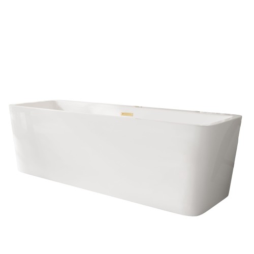 Przejdź do produktu Wanna wolnostojąca ROMA z pokrywką MIRROR GOLD  - 170 x 80 cm