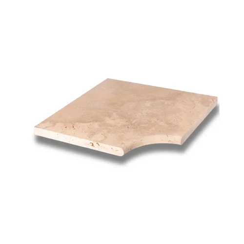 Przejdź do produktu Trawertyn 3cm Kamień Brzegowy narożnik Classic Mix 40,6x61 Bullnose