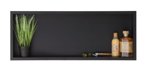 Przejdź do produktu WALL-BOX ONE Black - Półka pojedyncza czarna 90x30x10 cm