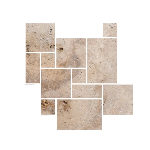 Przejdź do produktu Trawertyn Antyczny Rustic Classic Mix Roman Opus 1kpl= 0,742m2