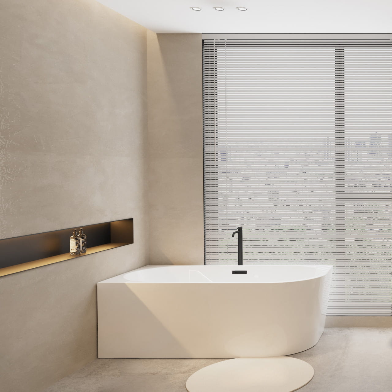 Wanna wolnostojąca narożna lewa AVOLA z pokrywką BLACK - 160 x 80.jpg